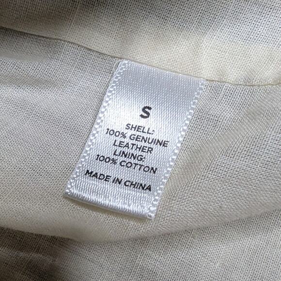 Dylan Gray Women's Dove Gray Genuine Leather Full Zip Moto Biker Jacket S - Picture 5 of 6